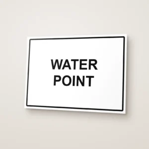 Water Point Sign