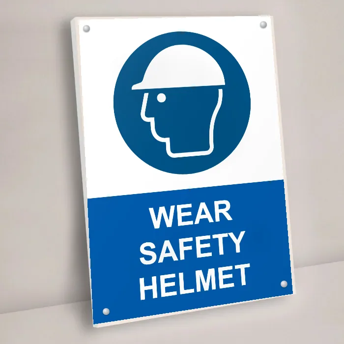 Wear Safety Helmet Sign: wear safety helmet sign 3