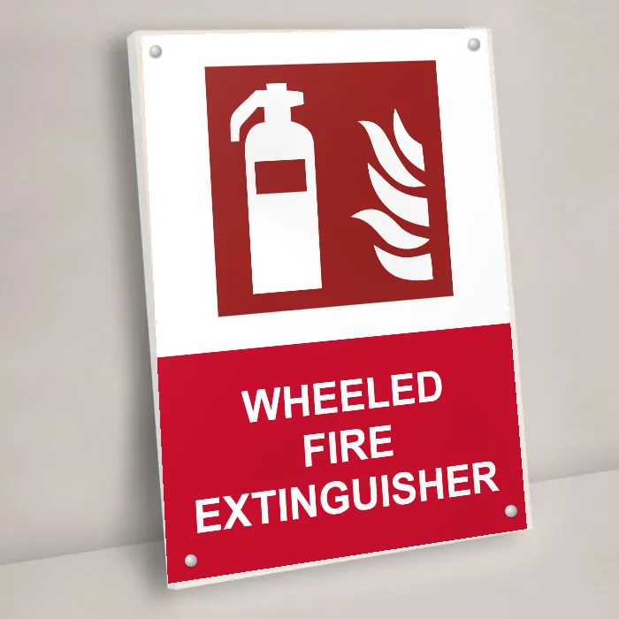 Wheeled Fire Extinguisher Sign: wheeled fire extinguisher sign 3